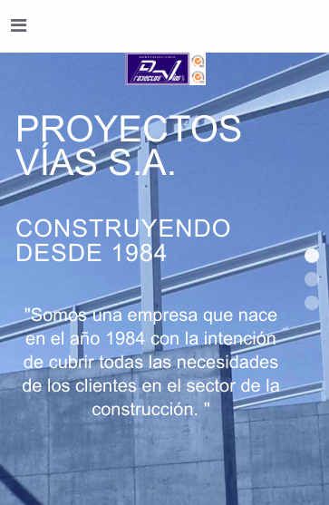 Diseño Web Empresa de Infraestructuras